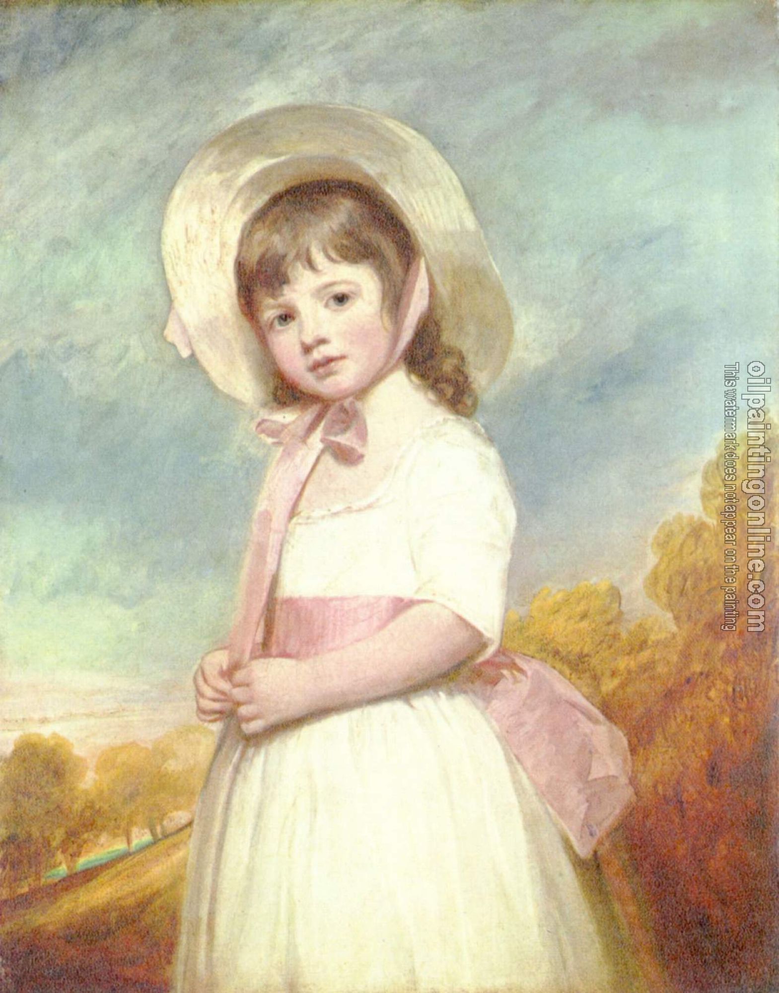 George Romney - Portrait of Miss Willoughby